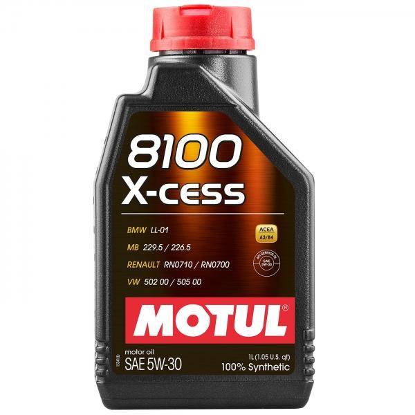 Масло Motul 8100 X-cess SAE 5W30 1л