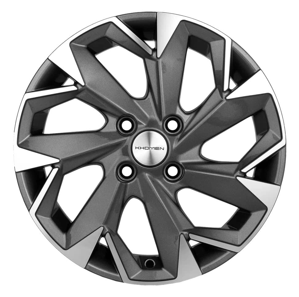 Диск KHW1508 (ZV 15_RIO) 6*15 46 4*100 54,1 GRAY-FP KHOMEN Wheels KHW104024