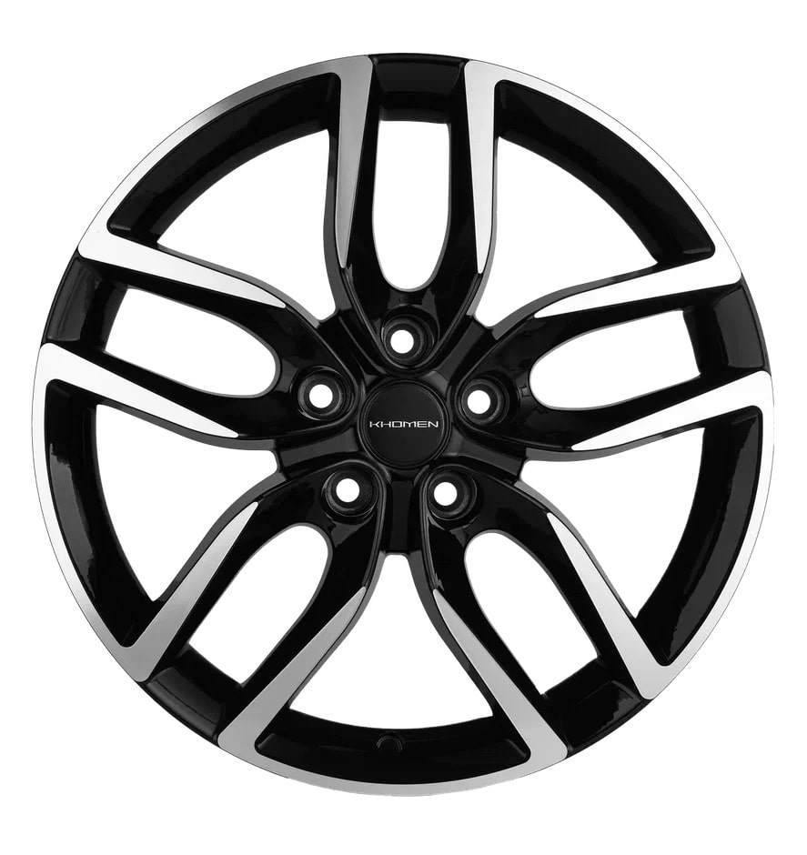 Диск KHW1708 (ZV 17_Chery Tigo 7/Pro) 6,5*17 33 5*108 60,1 BLACK-FP KHOMEN Wheels KHW105903