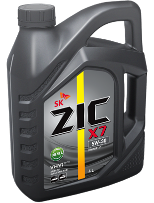 Масло ZIC X7 Diesel 5W30, 4л