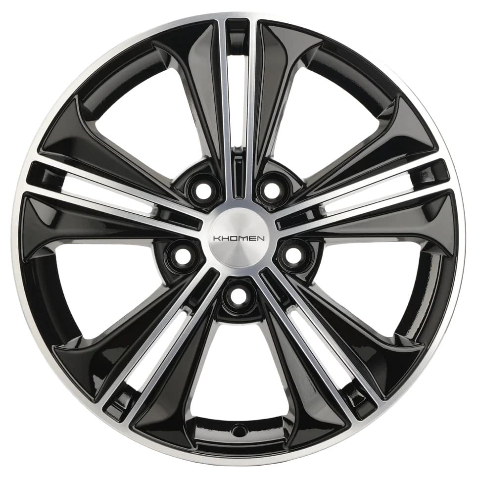 Диск KHW1603 (16_Creta/Seltos) 6*16 43 5*114,3 67,1 BLACK-FP KHOMEN Wheels KHW100301