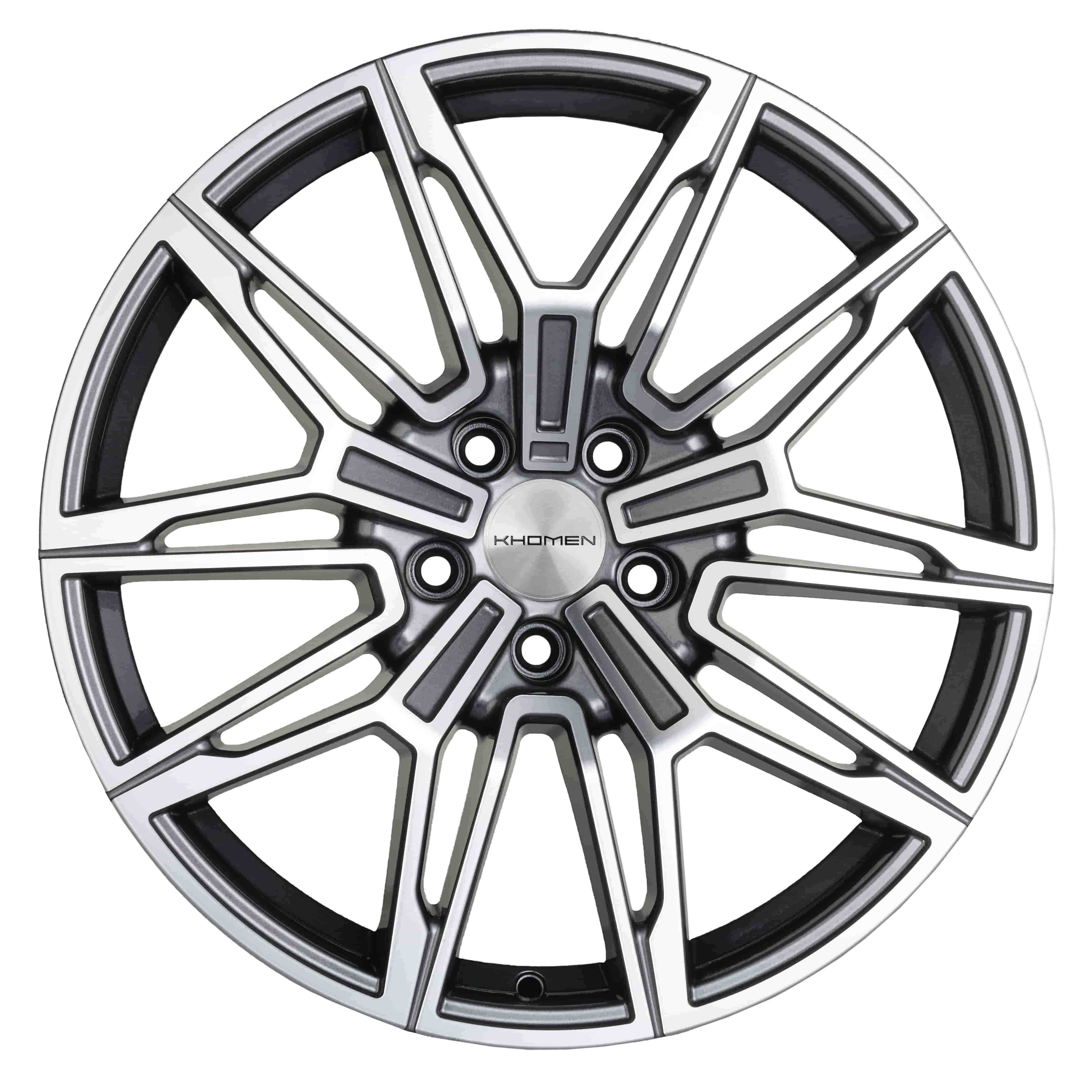 Диск KHW1904 (Toureg) 8,5*19 28 5*112 66,6 GRAY-FP KHOMEN Wheels KHW190406GRF