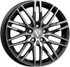 Диск B229 6*16 40 5*100 57,1 алмаз черный S Vector 22906AB