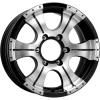 Диск Байконур 7*15 -5 5*139,7 108,5 алмаз черный К&К (КС473-01) 34656