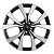 Диск KHW1906 (Dongfeng AX7) 7*19 45 5*108 65,1 BLACK-FP KHOMEN Wheels KHW190604BLF