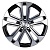 Диск KHW1803 (ZV 18_Chery Tiggo) 7*18 33 5*108 60,1 BLACK-FP KHOMEN Wheels KHW105303
