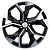 Диск KHW2006 (20_TRG) 8,5*20 33 5*112 66,6 BLACK-FP KHOMEN Wheels KHW200608BLF