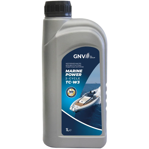 Моторное масло для мототехники GNV Marine Power 2-cycle МИНЕР 1 л