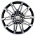 Диск KHW1904 (RAV4) 8,5*19 35 5*114,3 60,1 BLACK-FP KHOMEN Wheels KHW190407BLF