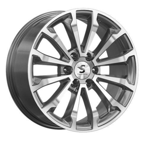 Диск KP006 (20_TANK 500) 8,5*20 33 6*139,7 100,1 Diamond gloss graphite Premium Series 81668
