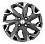 Диск KHW1507 (15_Rapid) 6*15 38 5*100 57,1 GRAY-FP KHOMEN Wheels KHW103175