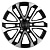 Диск KHW1805 (ZV 18_Toyota LC Prado) 7,5*18 25 6*139,7 106,1 BLACK-FP KHOMEN Wheels KHW103503