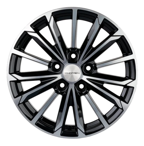 Диск KHW1611 (ZV 16_Duster/Kaptur/Terrano) 6,5*16 50 5*114,3 66,1 BLACK-FP KHOMEN Wheels KHW102237